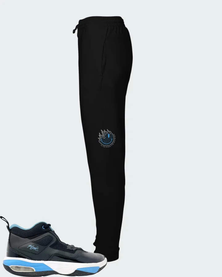 Jordan Stay Loyal 3 Black University Blue Matching Joggers