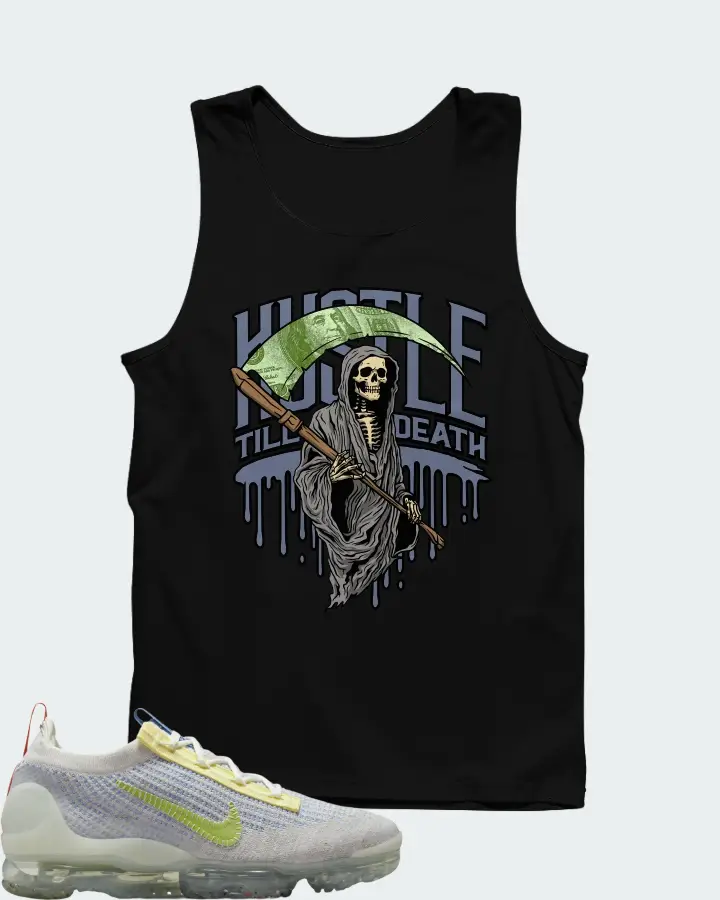 Nike Air VaporMax 2021 University Blue Team Orange Vivid Green Matching Tank Top