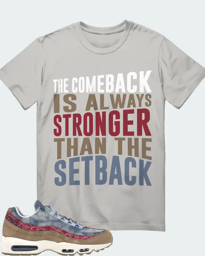 Nike Air Max 95 Wild West Sneaker Matching Grey T-Shirt - The Comeback