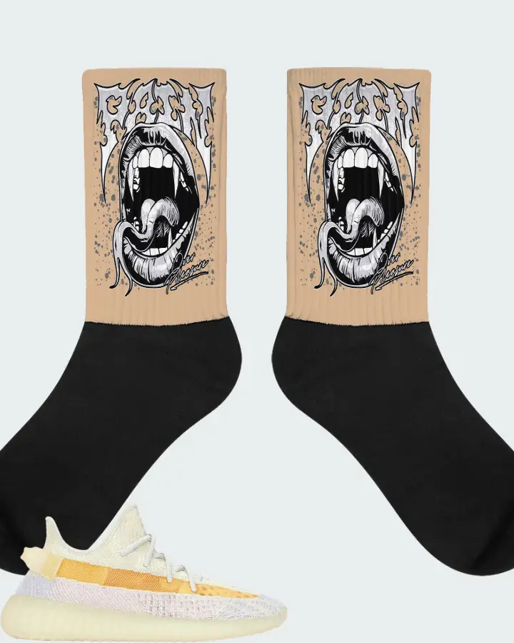 Yeezy 350 Boost V2 Light Matching Socks