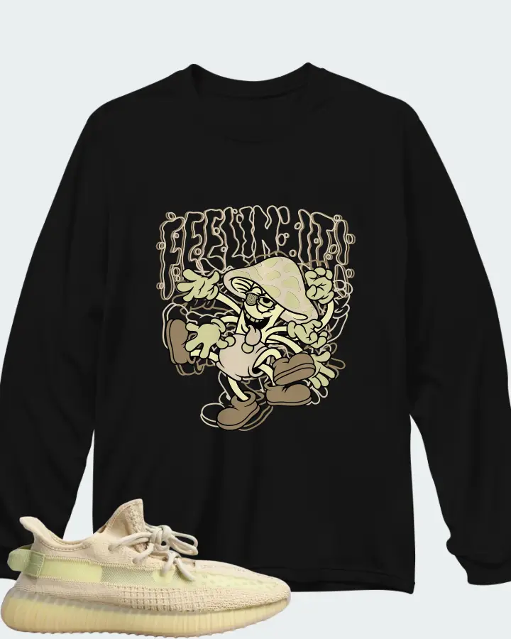 adidas Yeezy Boost 350 V2 Matching Long Sleeve T-Shirt