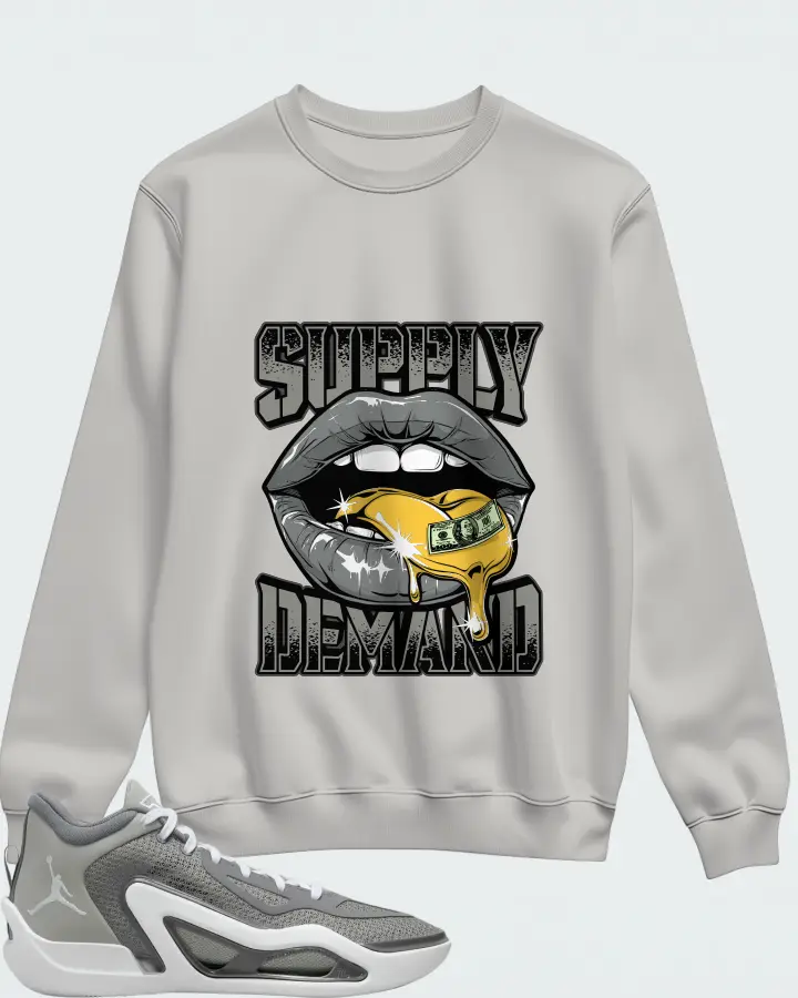 Jordan Tatum 1 Cool Grey Matching Sweatshirt