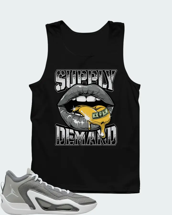 Jordan Tatum 1 Cool Grey Matching Tank Top
