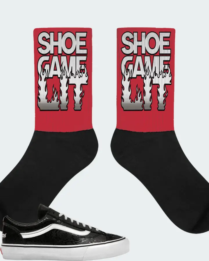 Vans Style 36 Sneaker Matching Red Socks - Shoe Game Lit Refreshed