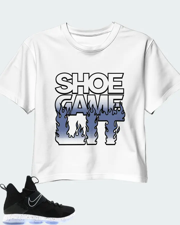 Nike LeBron 14 Sneaker Matching White Crop Top - Shoe Game Lit Refreshed