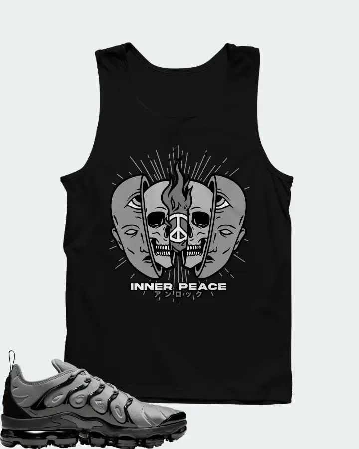 Nike Air VaporMax Plus Cool Grey Black Matching Tank Top