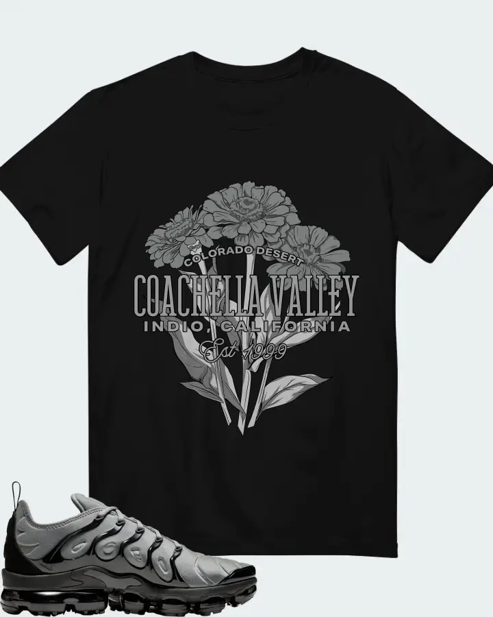 Nike Air VaporMax Plus Cool Grey Black  Matching T-Shirt