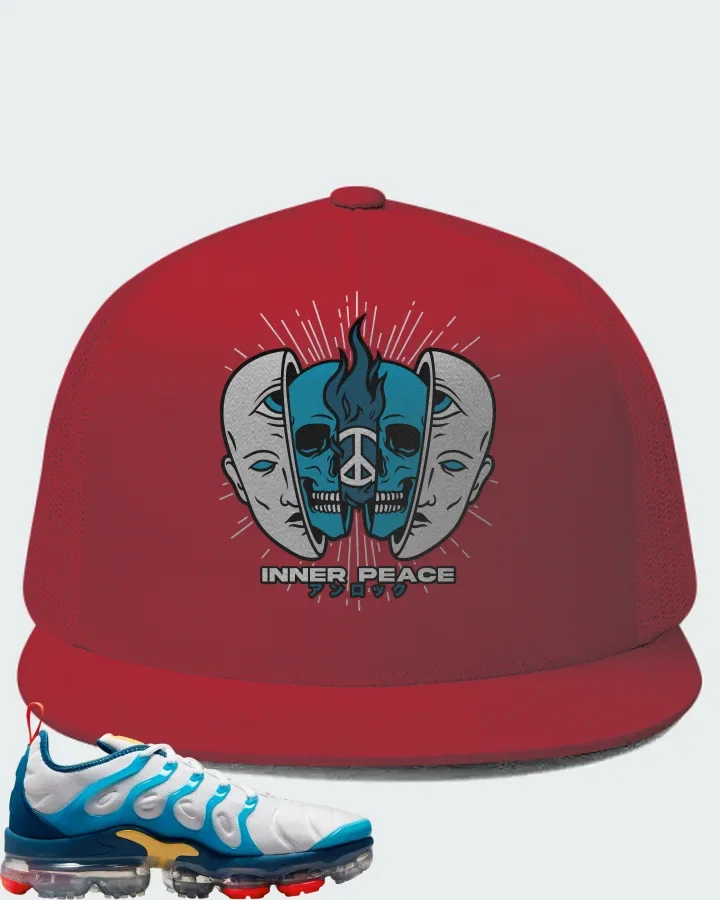 Nike Air VaporMax Plus Teal Red Yellow Matching Hat