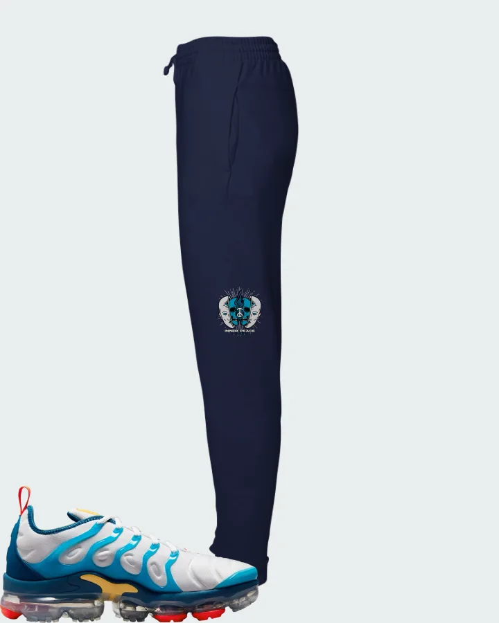 Nike Air VaporMax Plus Teal Red Yellow Matching Joggers