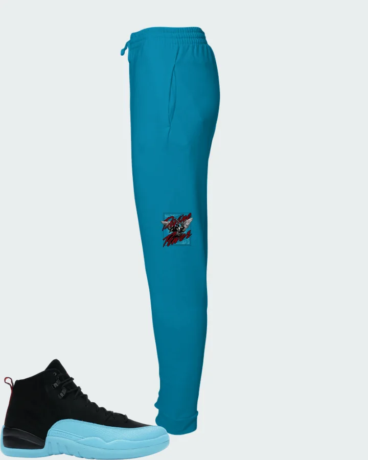 Air Jordan 12 Retro Gamma Blue Matching Joggers