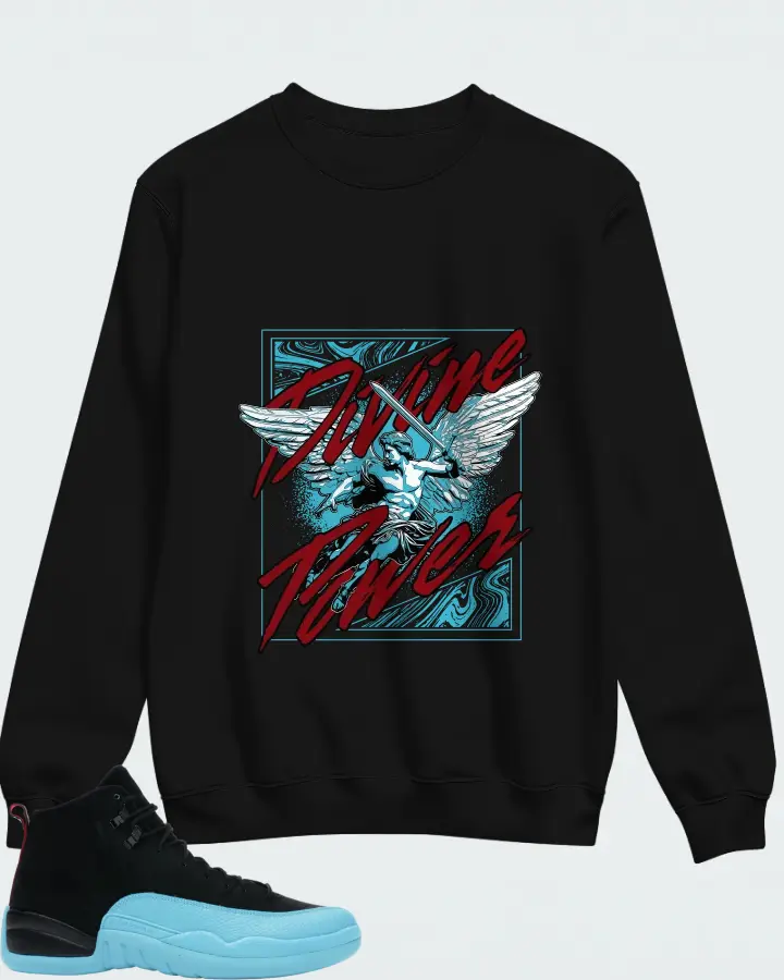 Air Jordan 12 Retro Gamma Blue Matching Sweatshirt