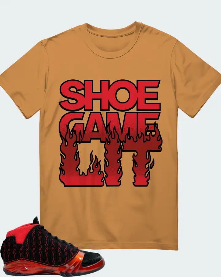 Jordan 23 Sneaker Matching Toast T-Shirt - Shoe Game Lit Refreshed