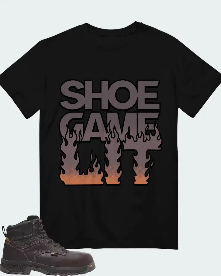Timberland TiTAN EV 6 Inch Composite Toe Work Boot  Dark Brown  Sneaker Matching Black T-Shirt - Shoe Game Lit Refreshed