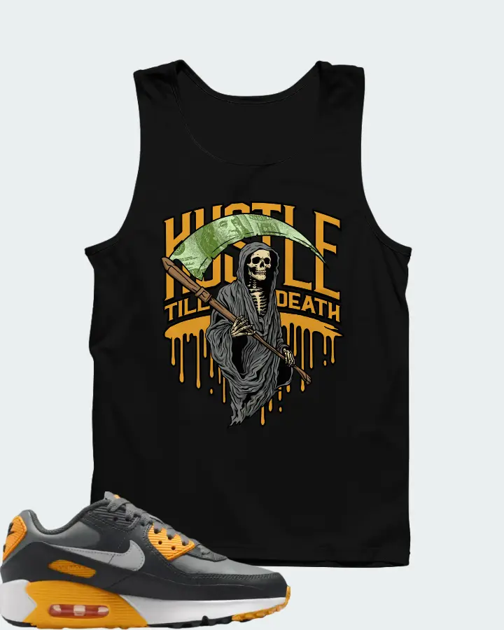 Nike Air Max 90 Smoke Grey Anthracite White Light Smoke Grey Matching Tank Top