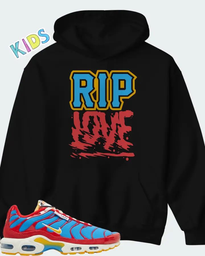 Nike Air Max Plus SE Air Max Running Club University Blue Matching Kid's Hoodie