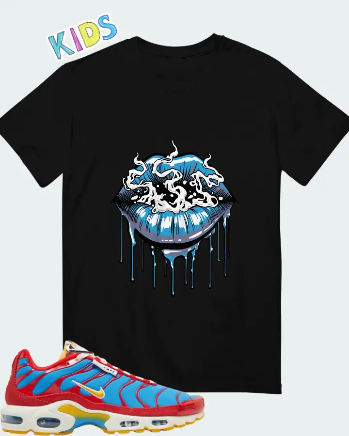 Nike Air Max Plus SE Air Max Running Club University Blue Matching Kid's T-Shirt