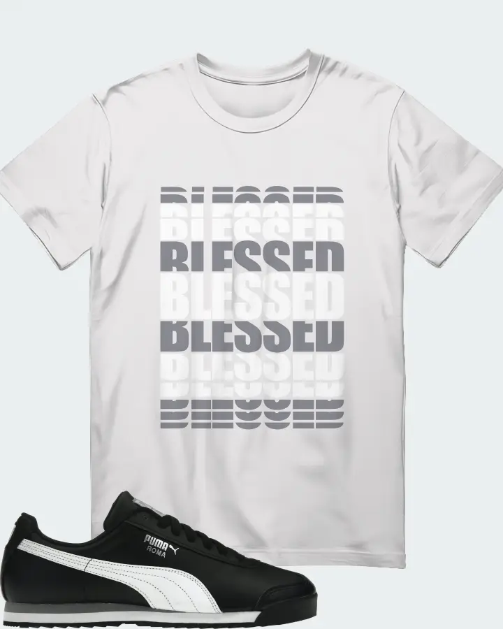Puma Roma Basic Sneaker Matching White T-Shirt - BLESSED Many Times