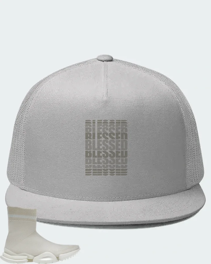 Reebok Sock Run.r Sneaker Matching White Hat - BLESSED Many Times