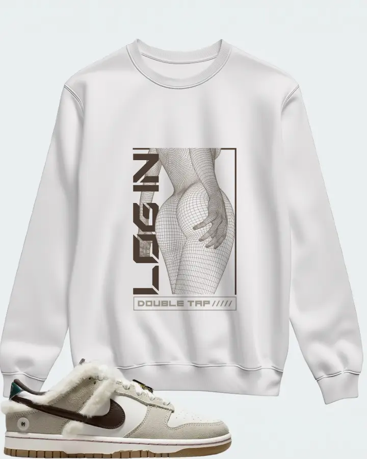 Sweatshirt in White