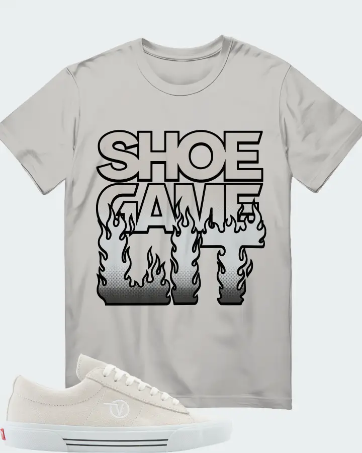 Vans Sid Suede  Sneaker Matching Grey T-Shirt - Shoe Game Lit Refreshed
