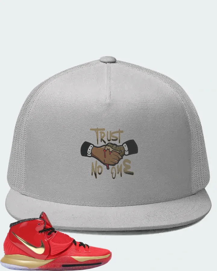 Nike Kyrie 6 Sneaker Matching White Hat - Trust No One