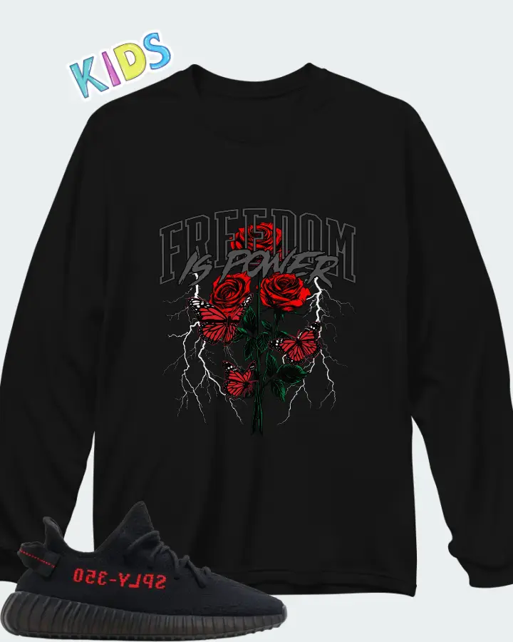 adidas Yeezy Boost 350 V2 Matching Kid's Long Sleeve T-Shirt