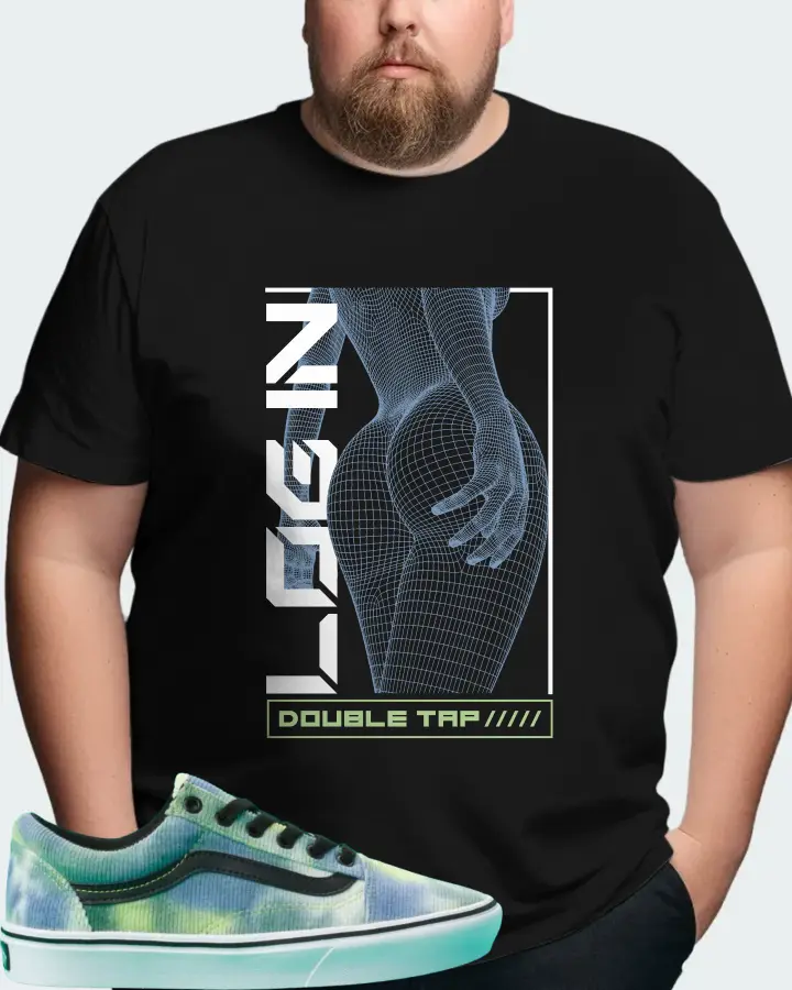 Vans ComfyCush Old Skool Blotched Multi Black  Sneaker Matching Black T-Shirt (LOGIN) - View 8