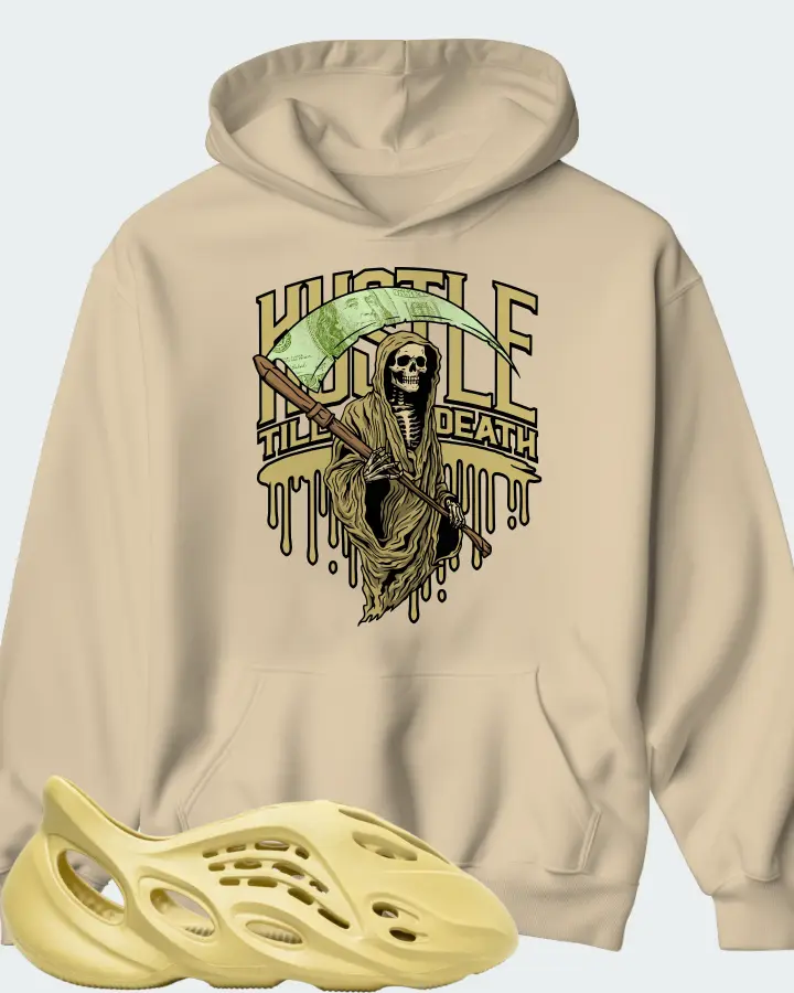 Yeezy Foam Runner Sulfur Matching Hoodie