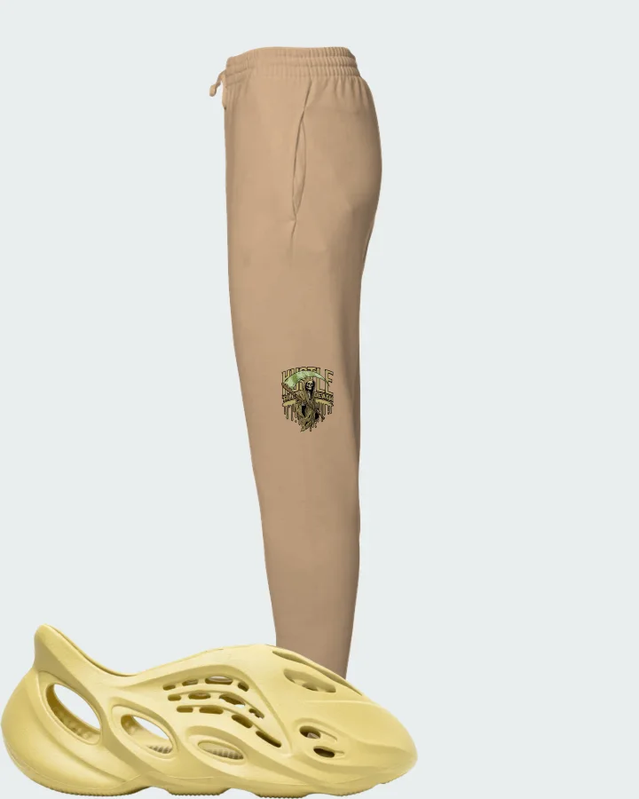 Yeezy Foam Runner Sulfur Matching Joggers