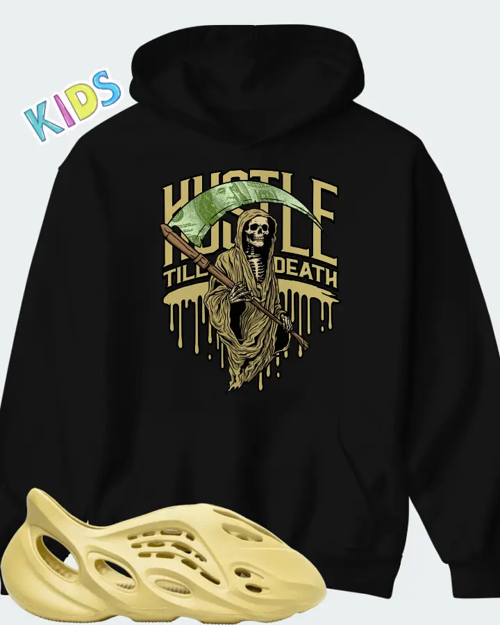 Yeezy Foam Runner Sulfur Matching Kid's Hoodie