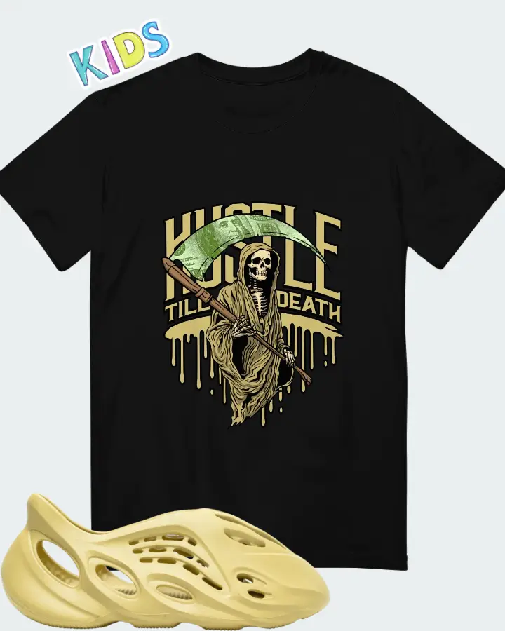 Yeezy Foam Runner Sulfur Matching Kid's T-Shirt