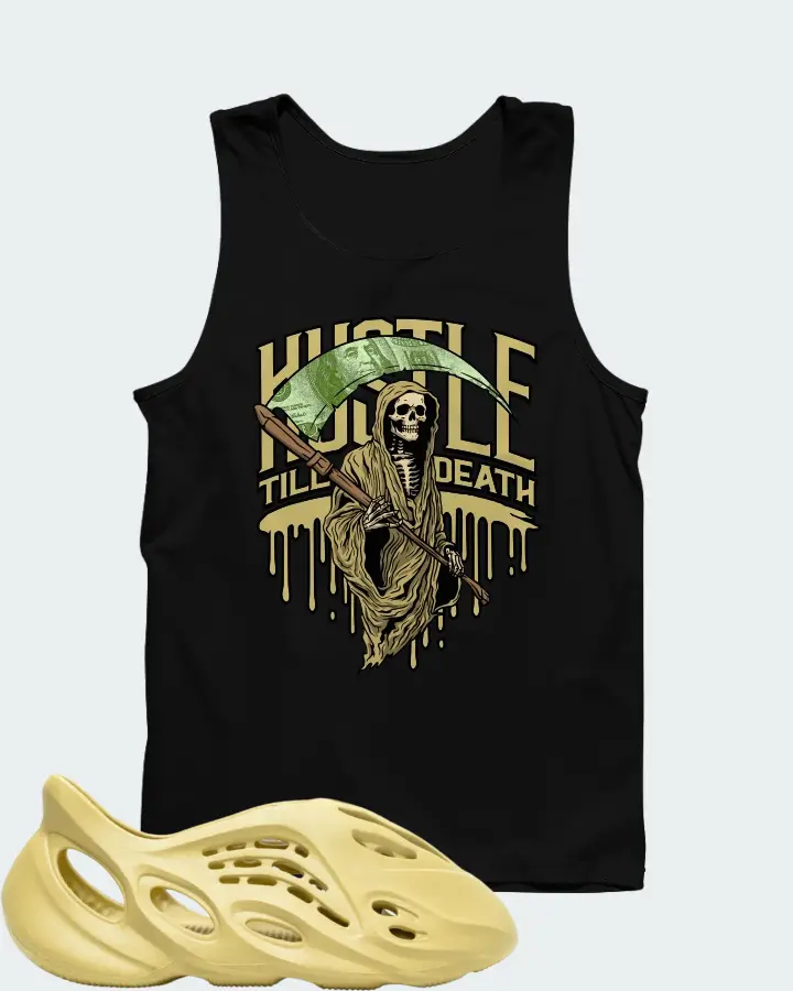 Yeezy Foam Runner Sulfur Matching Tank Top