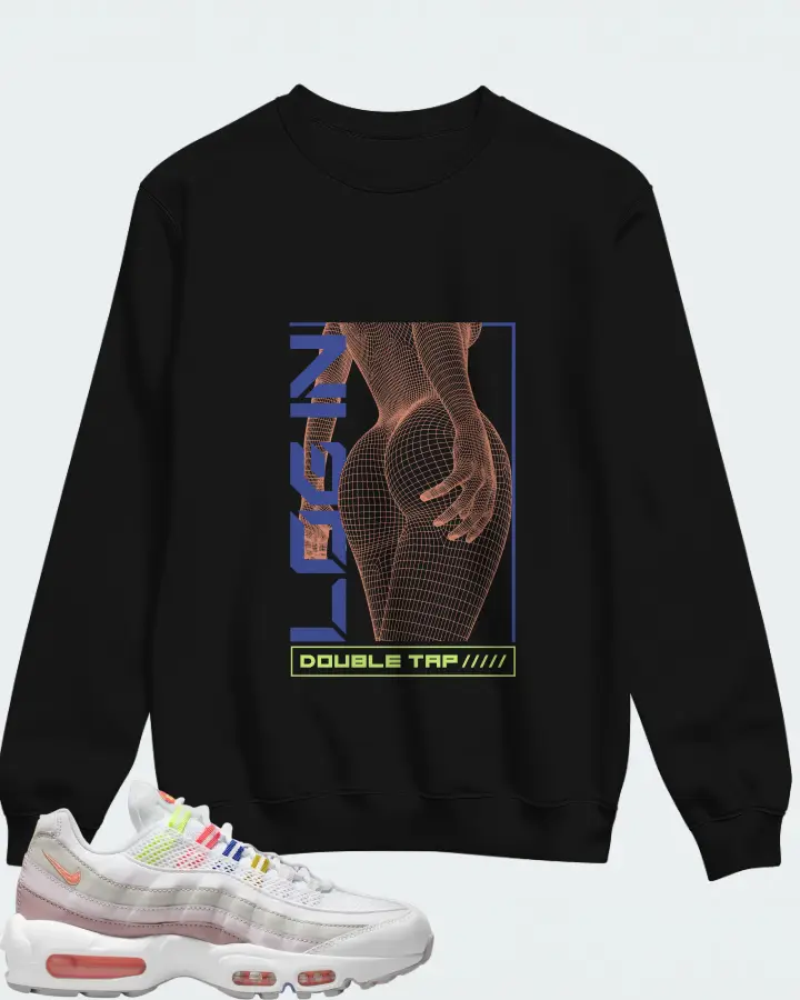 Sweatshirt in Black