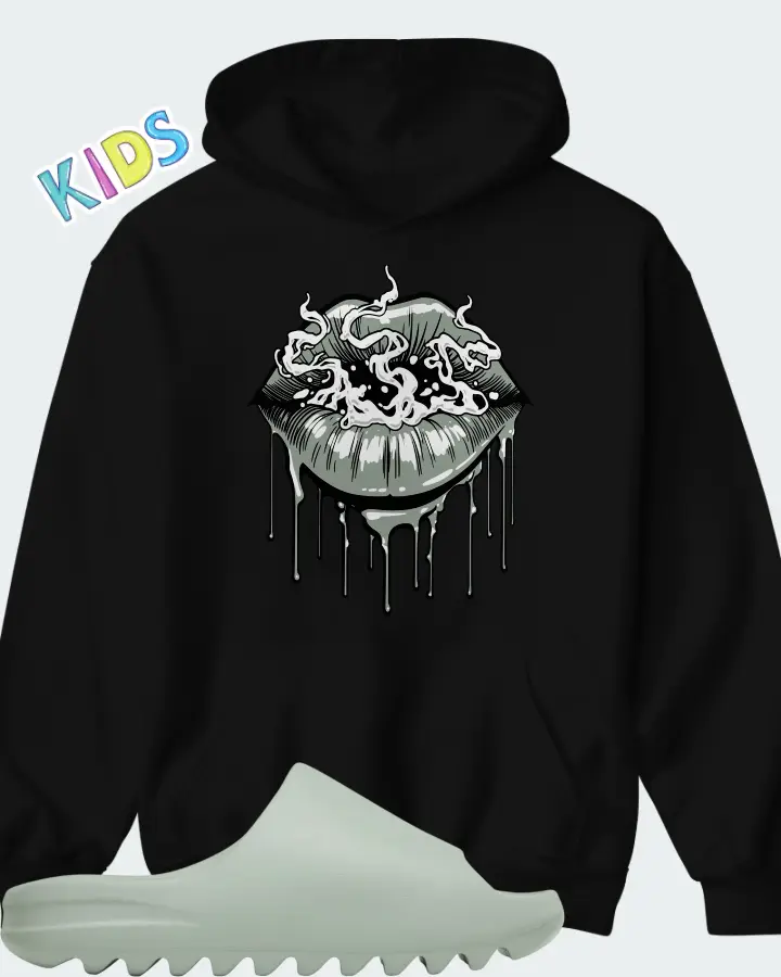 adidas YEEZY SLIDE Salt Matching Kid's Hoodie