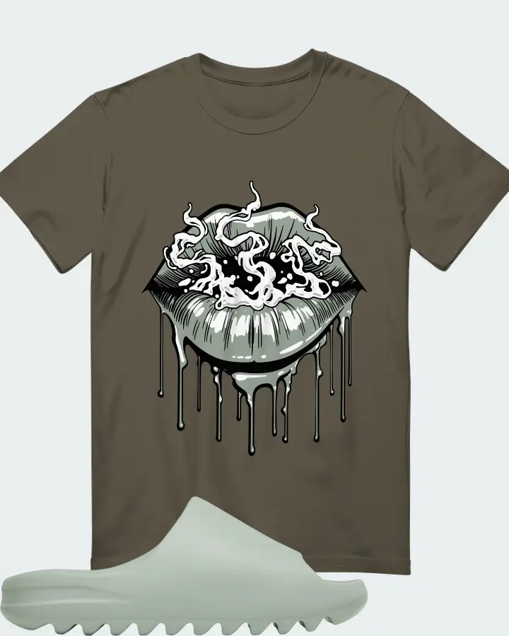 adidas YEEZY SLIDE Salt Matching T-Shirt