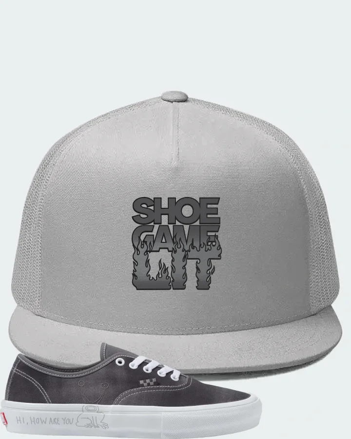 Vans Skate Authentic Sneaker Matching White Hat - Shoe Game Lit Refreshed