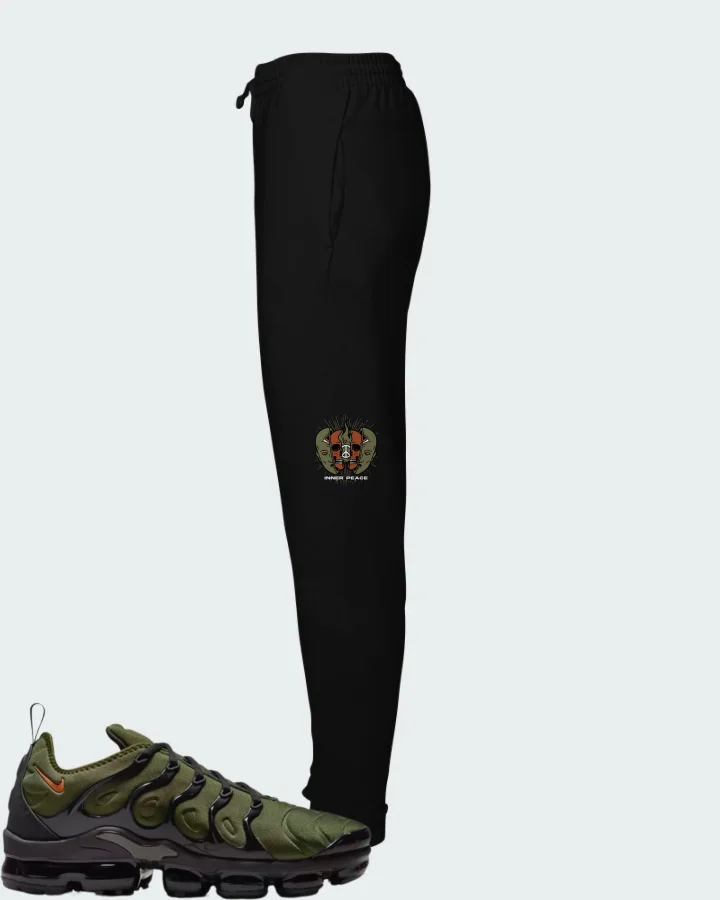 Nike Air VaporMax Plus Rough Green Dark Russet Matching Joggers