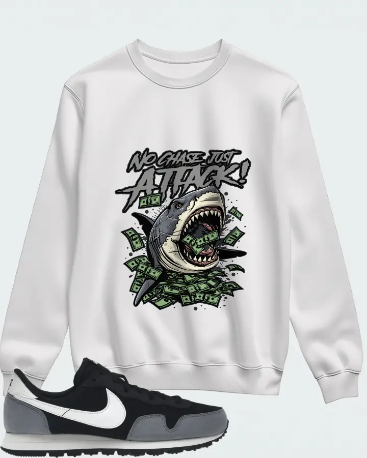 Nike Air Pegasus 83 PRM Black Cool Grey Matching Sweatshirt