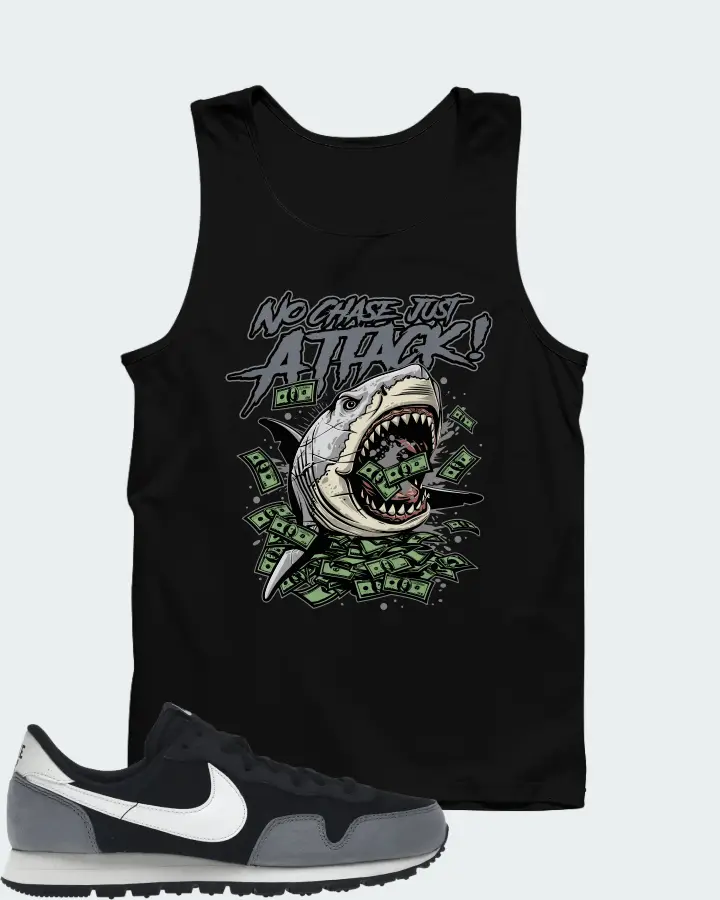 Nike Air Pegasus 83 PRM Black Cool Grey Matching Tank Top