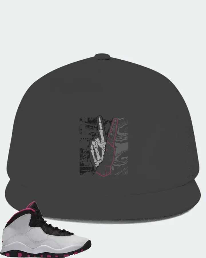 Jordan 10 Retro Sneaker Matching Dark Grey Hat - Peace of mind