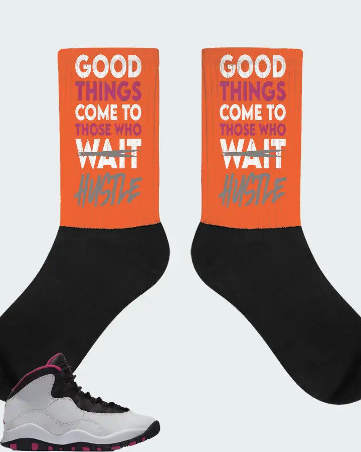 Jordan 10 Retro Sneaker Matching Socks - Good Things Come