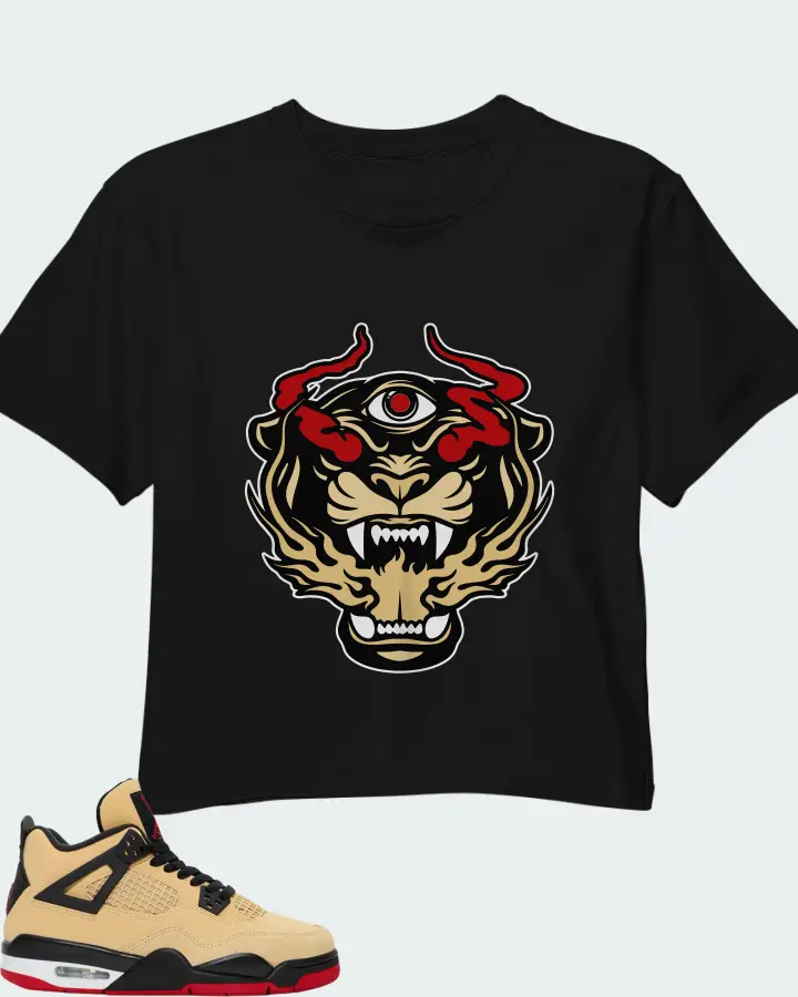 Air Jordan 4 Retro GS Pizza  Matching Crop Top