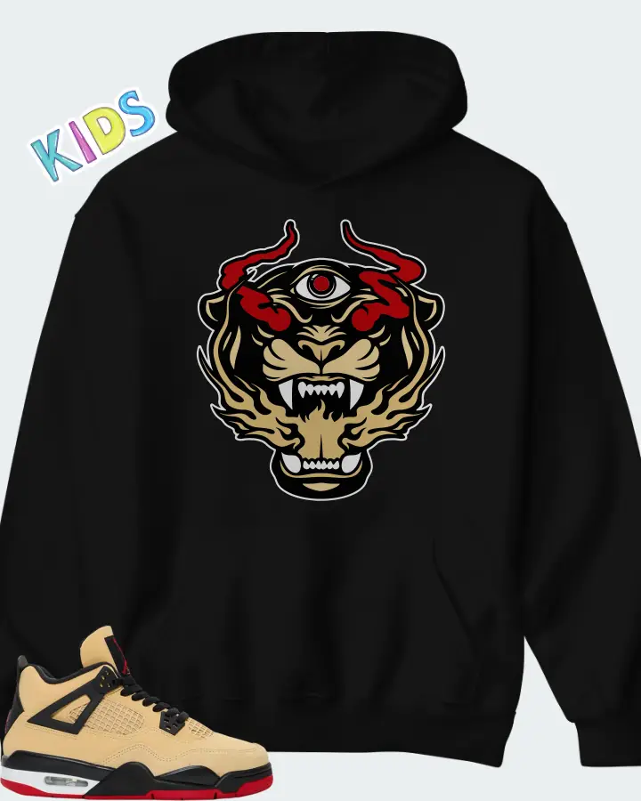 Air Jordan 4 Retro GS Pizza  Matching Kid's Hoodie