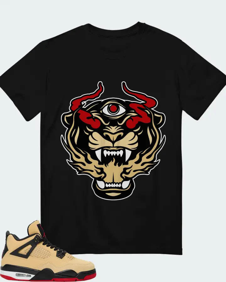 Air Jordan 4 Retro GS Pizza  Matching T-Shirt