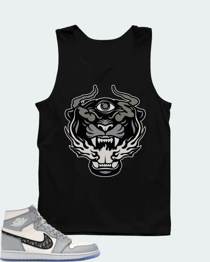 Air Jordan 1 High 85 Wings Wolf Grey Matching Tank Top
