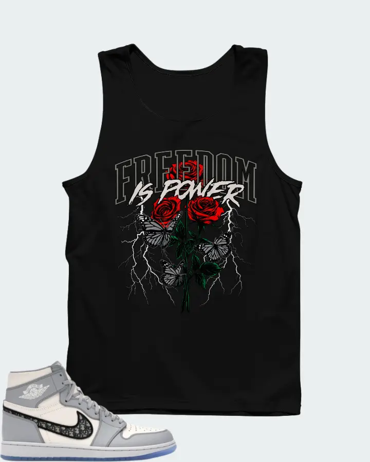 Air Jordan 1 High 85 Wings Wolf Grey Matching Tank Top