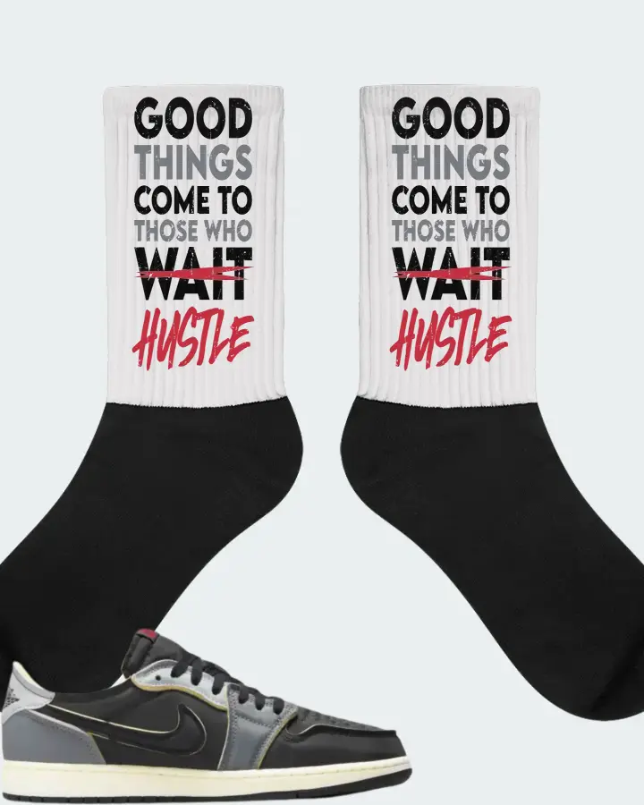 Jordan 1 Low OG EX Sneaker Matching White Socks - Good Things Come