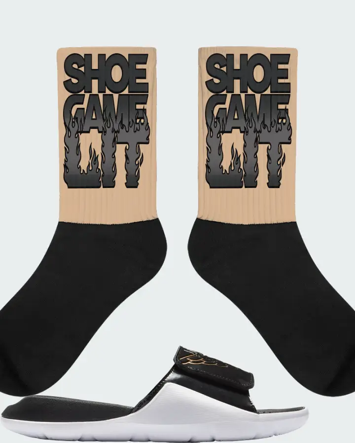 Jordan Hydro 7 Sneaker Matching Socks - Shoe Game Lit Refreshed