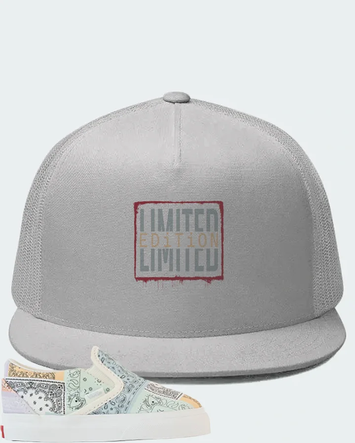 Vans Slip-On Sneaker Matching White Hat - LIMITED EDITION