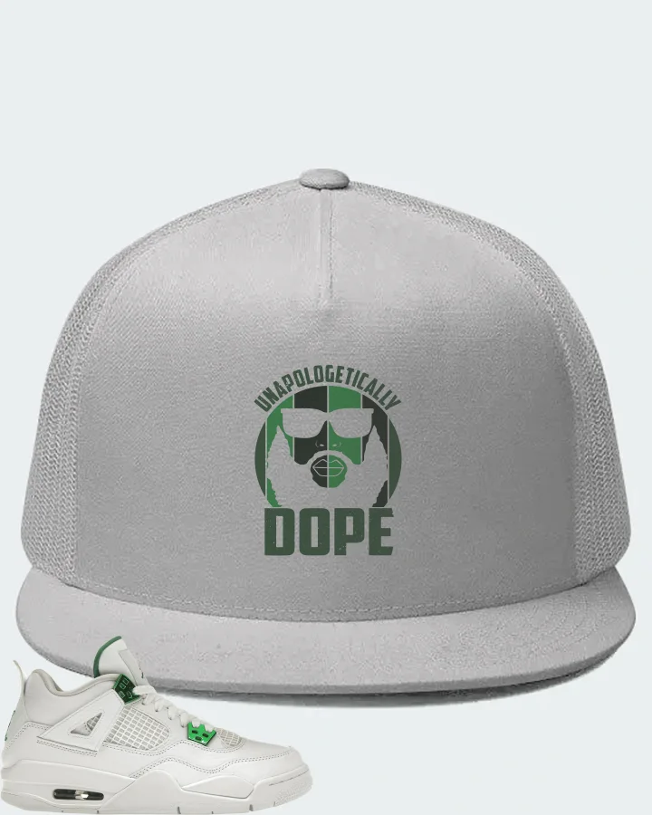 Jordan 4 Retro Sneaker Matching White Hat - UNAPOLOGETICALLY DOPE Man